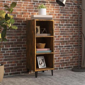 Aparador Smoke Roble 34.5X32.5x90 cm Multicapa Madera