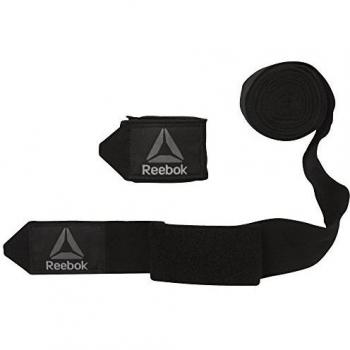 Reebok Combat HWrap Guantes, Hombre, Negro/tingre, Talla Única