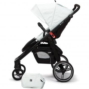 Casualplay Loop - Silla de paseo con chasis negro, color ice
