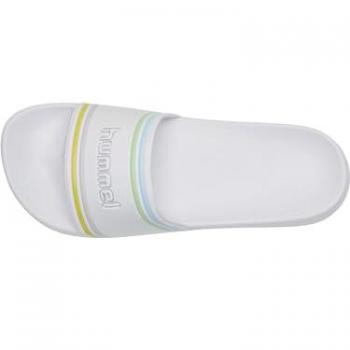 Chanclas Hummel Retro Pool Unisex Adulto, Color Blanco Multicolor, Talla 42 EU