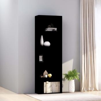 Estantería de 5 niveles de aglomerado negra 60x30x189 cm