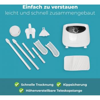 Plancha vertical para camisas y pantalones Profi Care PC-HBB 3117, 1400W, color blanco