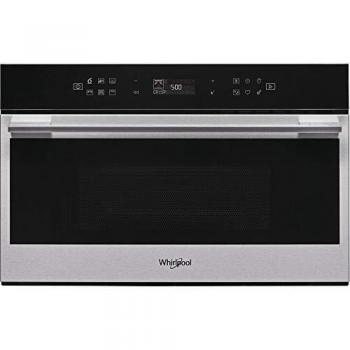 Microondas combinado empotrable Whirlpool W7 MD440, 31 L, 1000 W, acero inoxidable