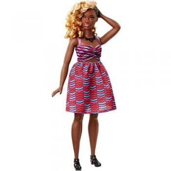 Barbie - Fashionista, muñeca con Vestido Zigzag