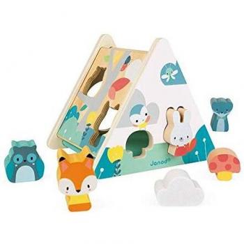 Janod Pure - Juego de Caja con Formas Multicolor, Modelo Surtido (Juratoys J05150)