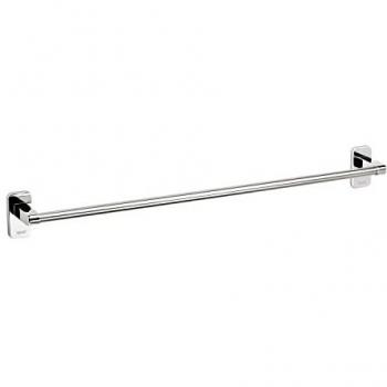 Toallero de Barra Grande Slim 60 cm Acero Inoxidable con Doble Sistema de Fijación Tornillos y Glu Fix