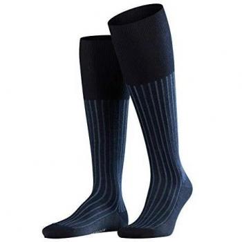 Falke Shadow Men's Knee-High Socks, Blue, Size 39/40