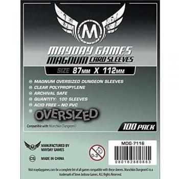 Fundas Mayday - Fundas Sobredimensionadas Magnum (Gris - 87x112mm)