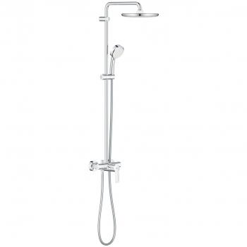 GROHE Tempesta Cosmopolitan System 250 Wall-Mounted Single-Lever Shower System with Chrome Finish