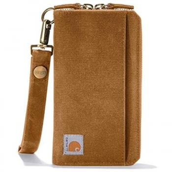 Cartera de Mano Plana Carhartt Nylon Duck Lay-Flat para Damas - Marrón (Tamaño Único)