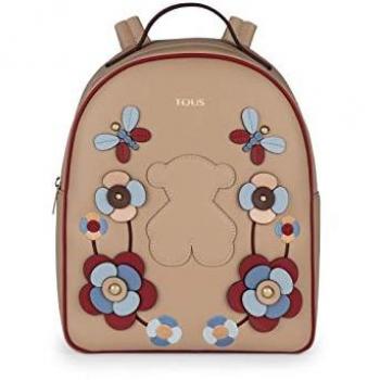 Tous Mochila Vera Topo, Bolso Mujer, Beige, 25x31x10 cm