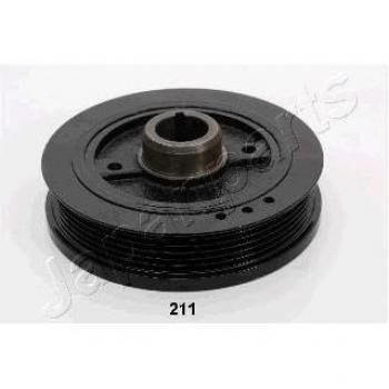 Polea de cigüeñal JAPANPARTS PU-211, tipo: polea de cigüeñal, características: fabricada en Japón, alta durabilidad, diseño preciso para un ajuste perfecto, resistencia al desgaste y a la corros
