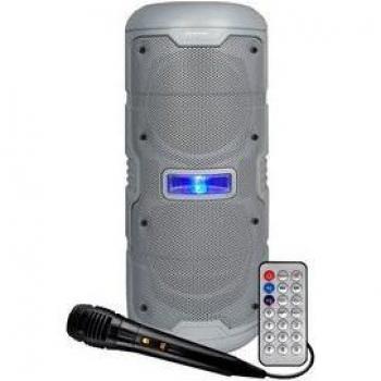 Altavoz Infiniton K-50 3600mAh 50W Bluetooth con micrófono+mando a distancia blanco 43x18,6x18,6 cm
