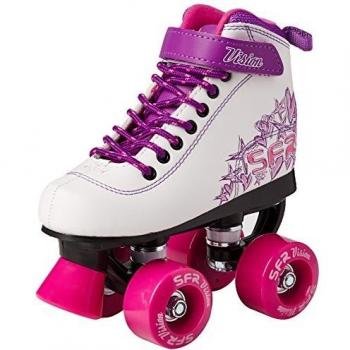 Patines en línea SFR Vision II Lila - Cuatro ruedas, diseño moderno, talla ajustable, adecuado para principiantes y patinadores intermedios
