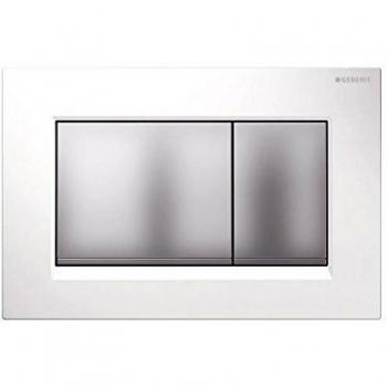 Geberit Sigma 30 Actuator Plate, Set of 1, White/Matte Chrome 115.883. KL. 1