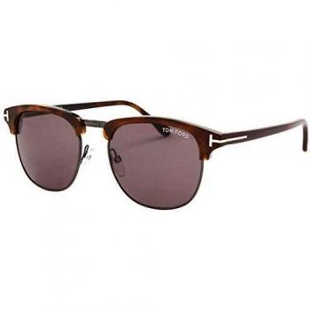 Tom Ford Men's Brown Square Sunglasses, 53 MM Size