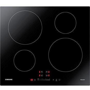 Samsung NZ64M3707AK Encimera de Inducción 60 cm Color Negro con 4 Zonas de Cocción