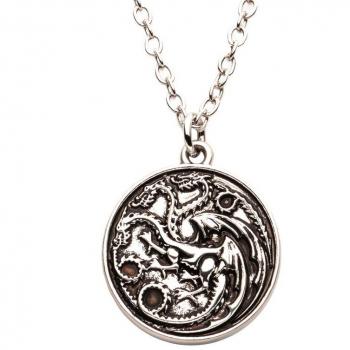 Colgante Emblema Targaryen La Casa del Dragón Juego de Tronos - Collar Juego de Tronos - Accesorios y regalos oficiales de Juego de Tronos - Merchandising oficial