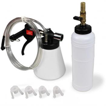 LARS360 01424L - Dispositivo Botella de aire comprimido 01424L - Dispositivo coche Cambiar Purgador de frenos con 1 x purgadora dispositivo con depósito y manguera 1 x DK1700 -