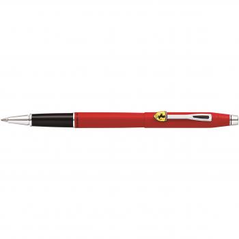 Cross Ferrari Classic Century - Bolígrafo de tinta de gel, color laca mate roja y cromo