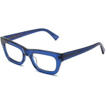 Marni Kawasan Falls Optical Blu UVZ Men's Eyeglasses Blue Size 52 - Frame Only with Blue Light Block Available