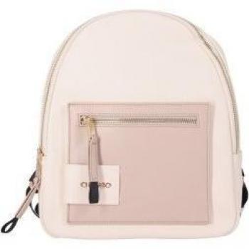Mochila Bolso Lio 02 Beige Chika10 para mujer, ideal para complementar tu outfit con estilo