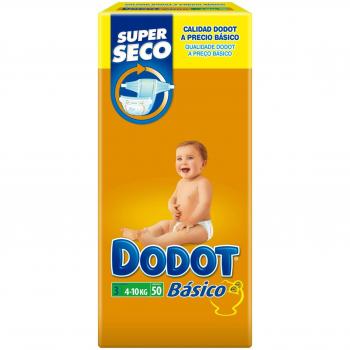 PAÑALES DODOT BASICO T3 MD 4-10Kg 50U