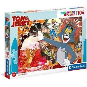 Clementoni Tom and Jerry Rompecabezas de 104 Piezas – TomandJerry, Multicolor (27516