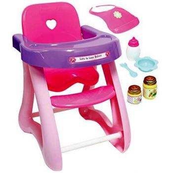 JC TOYS- Accesorios para muñecos bebé, Color Pink, Purple