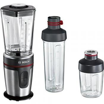 Bosch MMBM7G3M VitaStyle Mixx2Go Batidora de vaso, 350 W, 600 ml, color negro, negro