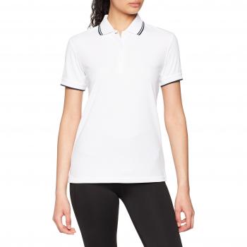 CMP Mujer Polo  Camiseta, todo el año, mujer, color Bianco, tamaño extra-large