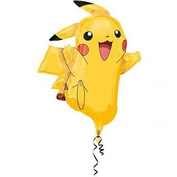 Amscan International 2946001- Globo de Pikachu, de los Pokémon, tamaño XL, 62 x 78 cm