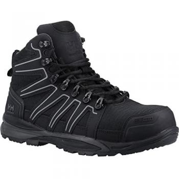 Helly Hansen Manchester Mid S3 Safety Boot - Black/Grey Polyester