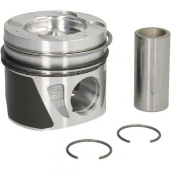 Pistón Kolbenschmidt 40809620 con anillos, tipo pistón de motor, alta calidad, fabricado en acero forjado, diseño optimizado para rendimiento y durabilidad