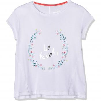 Gocco Frase Glitter, Camiseta para Niñas, Blanco, 42861