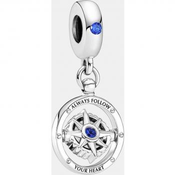 Charm Colgante Pandora Moments Brújula Giratoria en Plata de Ley 790099C01