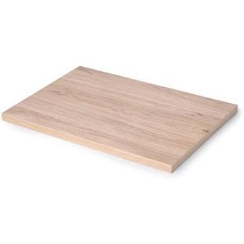 Tablero para mesa rectangular Emuca, 1150x750mm, espesor 30mm, madera, efecto roble