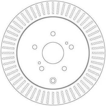 Disco de freno TRW DF6351, ventilado, 1 pieza