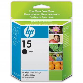 Cartucho de tinta original HP 15 Negro para impresoras HP C6615DE de alta calidad