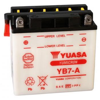 Batería Yuasa YB7-A 12V 8Ah Convencional Sin Paquete Ácido 135 mm