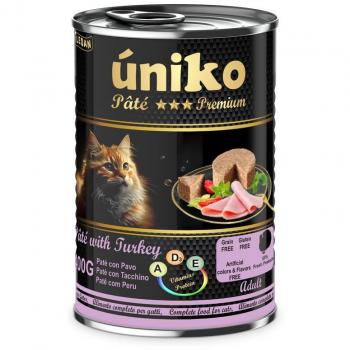 Uniko Pate Premium para Gatos con Pavo 400 Gr
