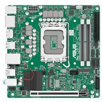 Placa Base ASUS PRO Q870I-C-CSM Mini ITX LGA 1851 Intel Q870 DDR5 Dual M.2 HDMI/DP USB-C 3.2 Gen2 Gigabit LAN