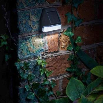 Aplique Solar de Pared y Cerca 3 Lúmenes - Pack de 4 Unidades