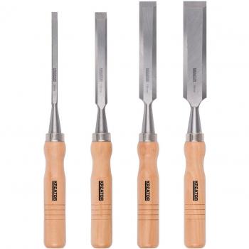 KREATOR KRT461003 - Juego cinceles para madera 4pzs
