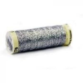 Gutterman 50 m x 2 carretes de hilo metálico en plata