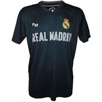 Camiseta Attack Infantil Real Madrid Producto Oficial Azul Petroleo - Segunda Equipacion