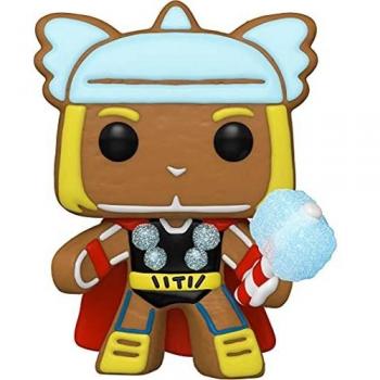 Funko- Pop Marvel Holiday-Thor S3 Figura coleccionable, Multicolor