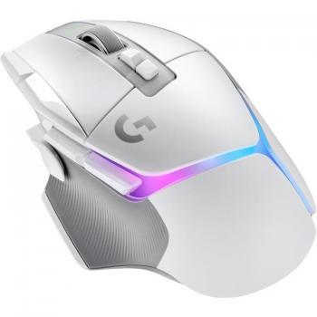 Logitech G502 X Plus Wireless Gaming Mouse with RGB Lighting, High-Precision 25,600 DPI Optical Sensor, Right-Handed, White