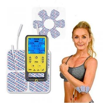 TensCare Sports TENS+ Electrodo de articulación. Dispositivo de electroestimulación con Masaje, TENS, EMS y programas manuales. Para alivio del dolor, tonificación y relajación muscular.