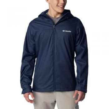 Columbia Chaqueta Impermeable Inner Limits III Azul Marino para Hombre, Talla S, con capucha